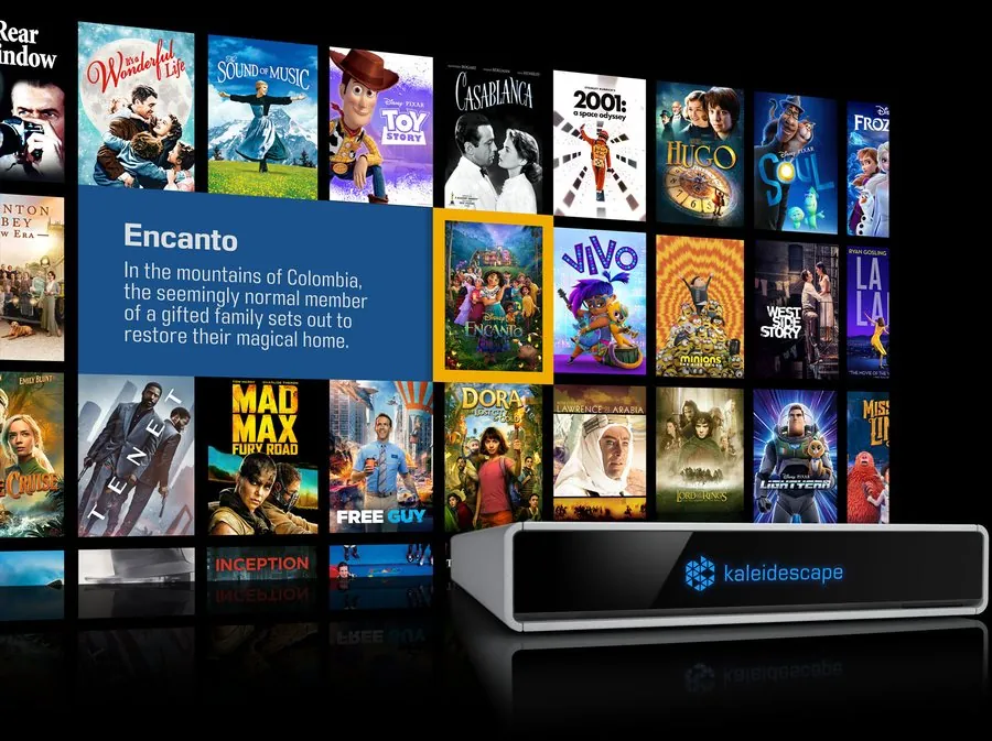 Kaleidescape film library and player